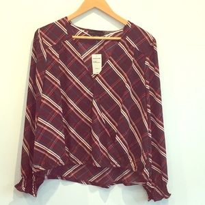 NEW Women’s Sanctuary Plaid Blouse